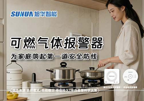 可燃气体报警器，为家庭筑起第一道安全防线！